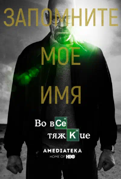 Постер сериала Во все тяжкие